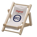 Plus size wooden beach chair holder
